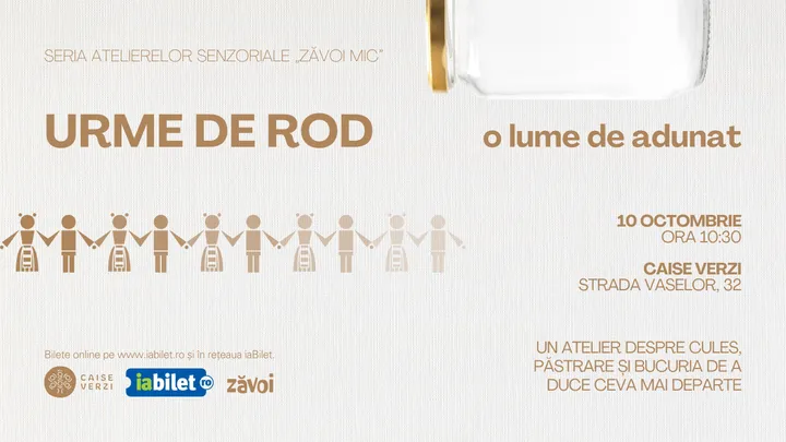 Seria Atelierelor Senzoriale „Zăvoi Mic" • Urme de Rod