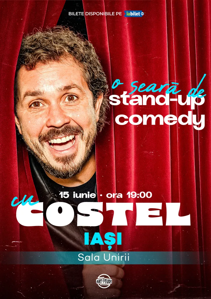 Iasi: O seara de stand up comedy cu Costel