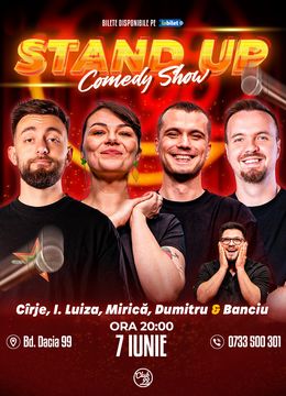 Stand-up Comedy cu Cîrje, Ioana Luiza, Mirică, George Dumitru - Banciu la Club 99
