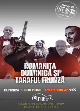 Romanița Duminică & Taraful Frunză – Live