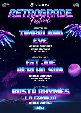 Nibiru: Retrograde Festival feat. Timbaland, Fat Joe, Busta Rhymes