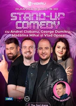 Nibiru: The Fool Arena ~ Stand-up comedy cu Ciobanu, George Dumitru, Mădălina Mihai și Vlad Oprea