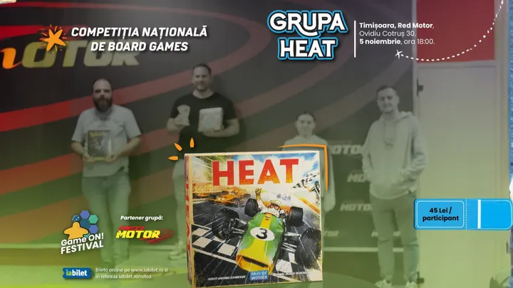 Timișoara: Grupa Heat - Competiția Națională de Board Games