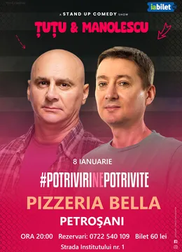 Petrosani: Stand-up Comedy - Dan Tutu si Cristi Manolescu