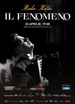 Iași: Il Fenomeno. Recital extraordinar de acordeon clasic Radu Rățoi