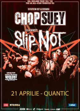 Forever NU!: Tribute Festival Tour cu Slip-Not, si Chop Suey + Violent Inzident