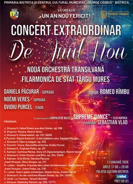 Bistrita: Concert extraordinar de Anul Nou - ora 20:00