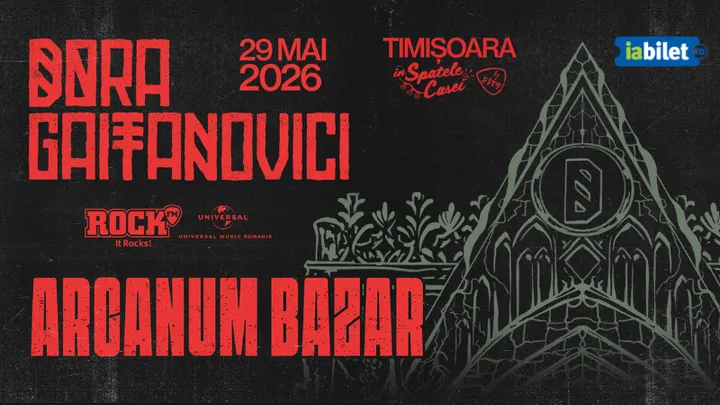 Timisoara: Dora Gaitanovici • “Arcanum Bazar” • Lansare de abum