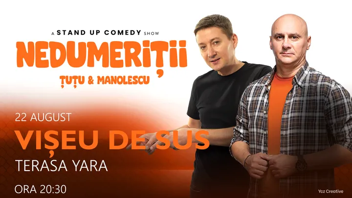 Viseu de Sus: Stand-up Comedy - Dan Tutu si Cristi Manolescu