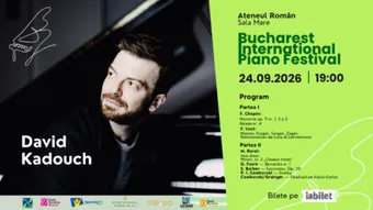 David Kadouch – Recital de pian | Bucharest International Piano Festival