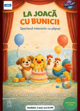 "La joacă cu bunicii"– spectacol interactiv cu păpuși