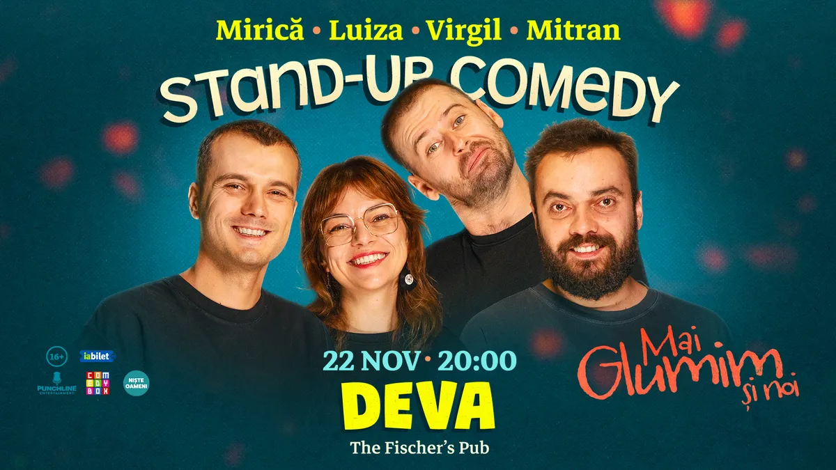 Stand-up comedy cu Mirică, loana Luiza, Virgil Ciulin și Mitran | Mai glumim și noi