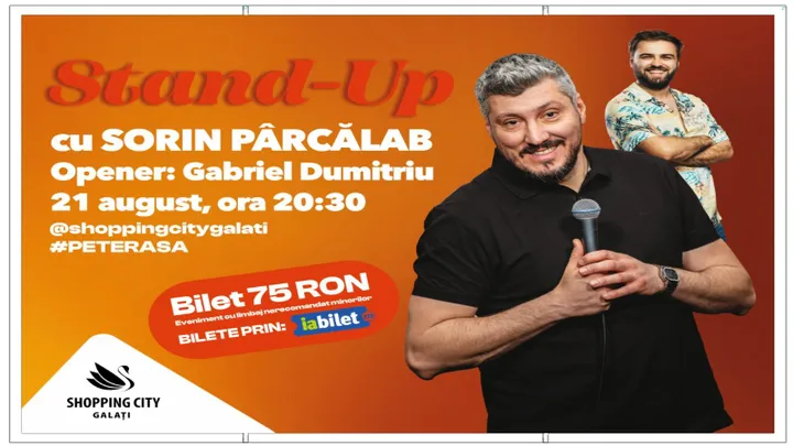 Galati: Stand-up Comedy cu Sorin Parcalab