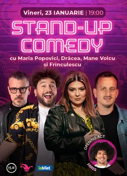 The Fool: Stand-up comedy cu Maria Popovici, Drăcea, Mane Voicu și Frînculescu