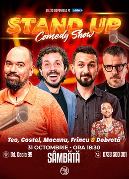 Stand-up Comedy cu Teo, Costel, Mocanu, Frîncu - Dobrotă la Club 99 - Show 1