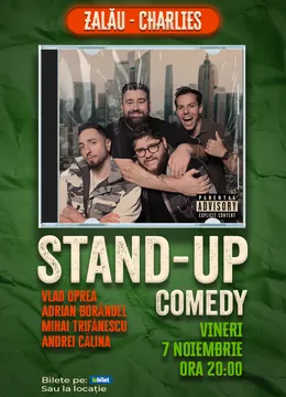 Zalau: Stand-up comedy cu Oprea, Calina, Borandel și Trifanescu
