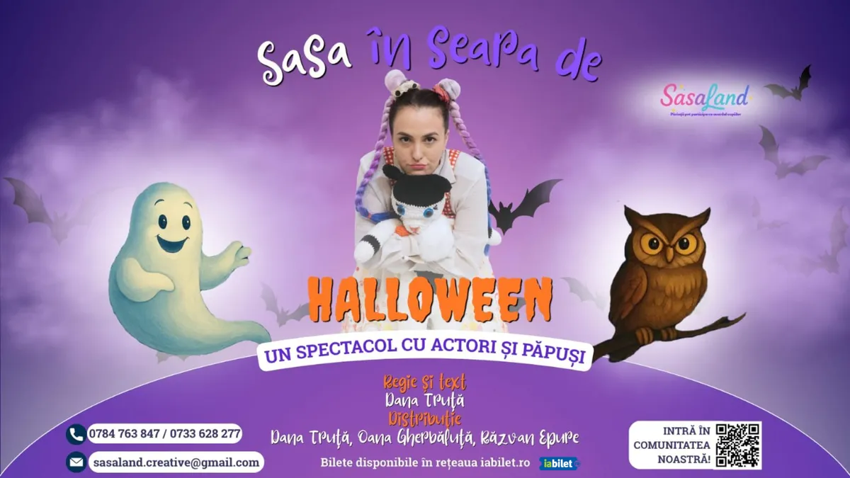 Sasa in seara de Halloween