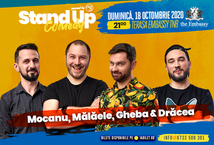 Stand up comedy at TNB cu Mocanu, Malaele, Gheba si Dracea