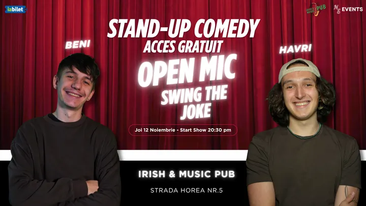 Cluj-Napoca: Open Mic cu Beni și Havri