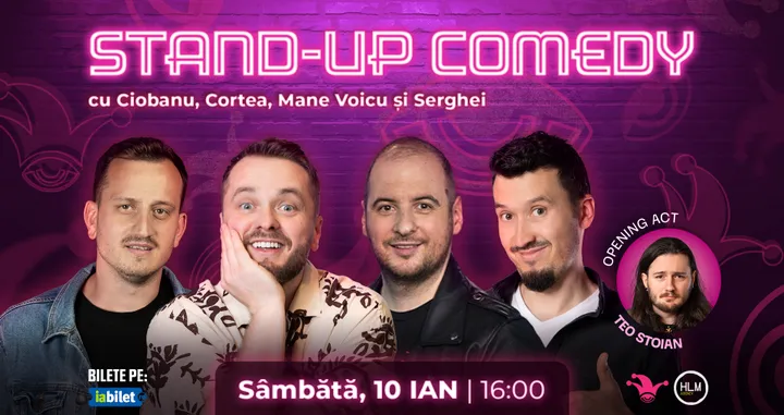 The Fool: Stand-up comedy cu Andrei Ciobanu, Cortea, Mane Voicu și Serghei