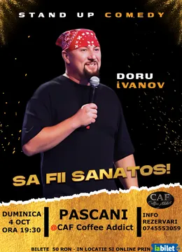 Pascani: Stand up comedy cu iVanov