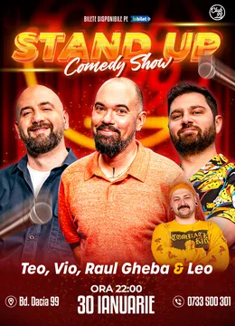Stand-up Comedy cu Teo, Vio, Raul Gheba - Leo la Club 99