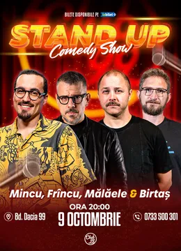 Stand-up Comedy cu Mincu, Frîncu, Mălăele & Birtaș la Club 99