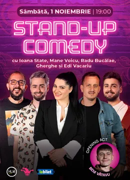 The Fool: Stand-up comedy cu Ioana State, Mane Voicu, Radu Bucălae, Gherghe și Edi Vacariu