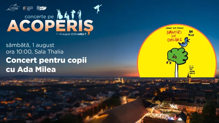 Sibiu: Concert pentru copii cu Ada Milea