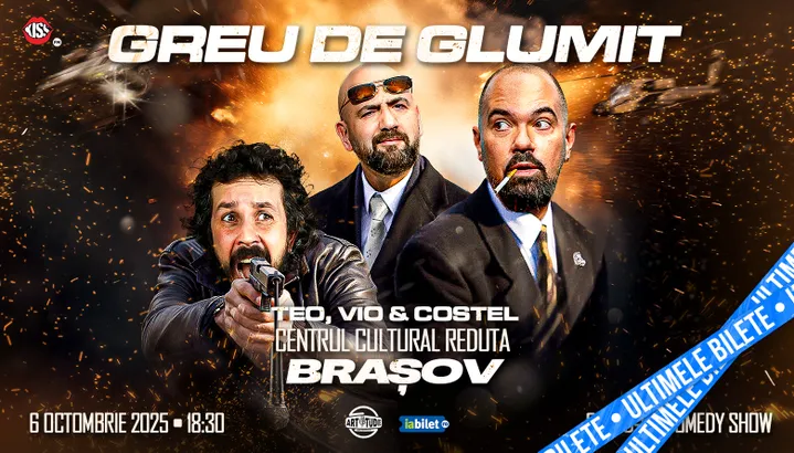 Brasov: Teo, Vio și Costel - Stand Up Comedy Show 1 | ORA 18:30