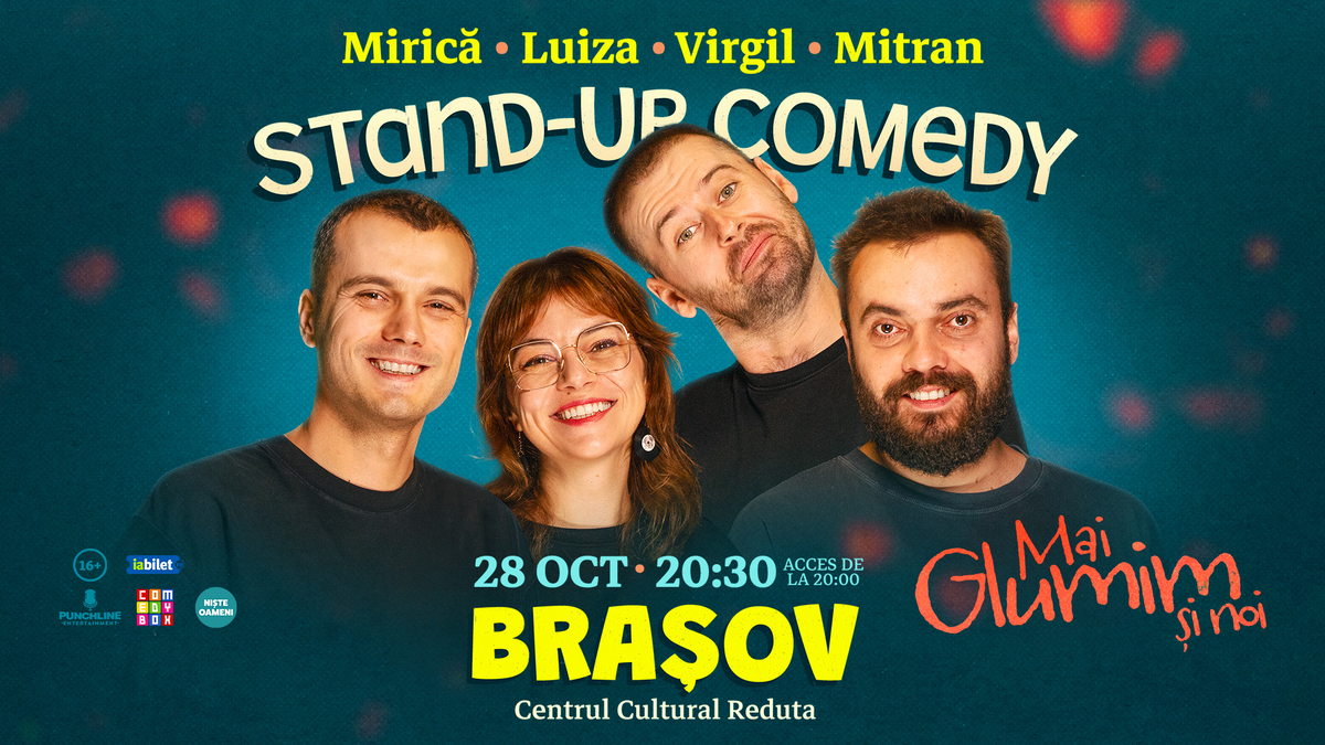 Stand-up Comedy cu Mirică, loana Luiza, Virgil Ciulin și Mitran | Mai glumim și noi