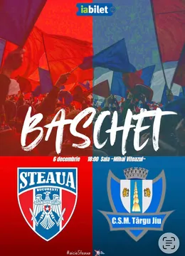 Baschet: CSA Steaua Sharks – CSM Tg. Jiu