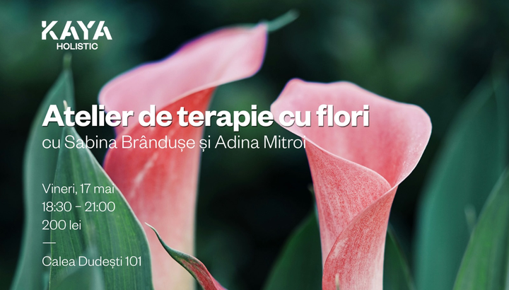 Atelier de găsire a inspirației - Grup de art-terapie cu flori pentru femei