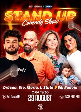 Stand-up Comedy cu Drăcea, Teo, Maria Popovici, Ioana State - Edi Rădoiu la Club 99