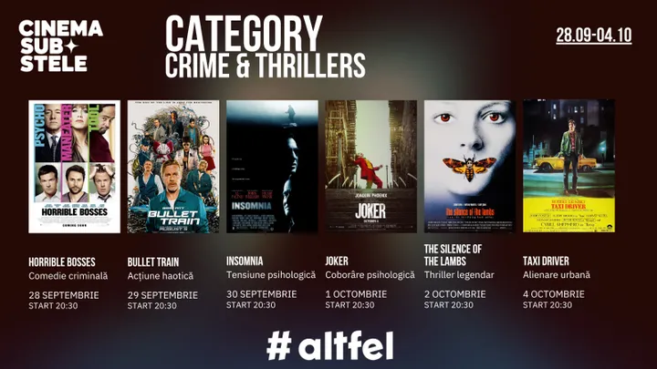 Cinema sub stele: Crime & Thrillers Week