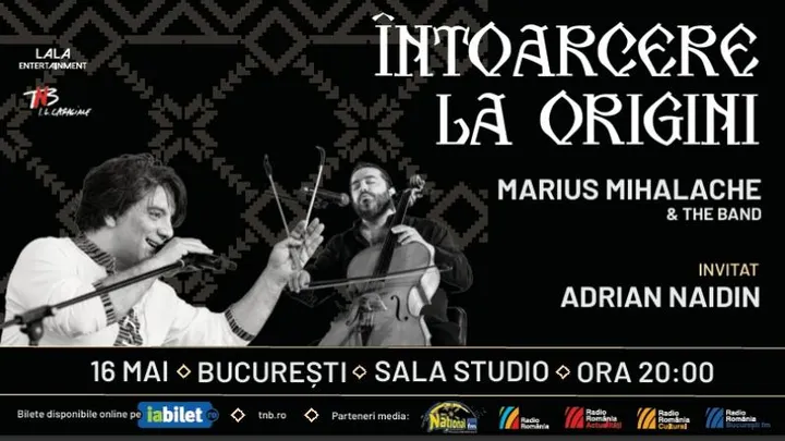 Întoarcere la Origini: Marius Mihalache & Band invitat – Adrian Naidin