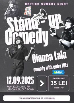 British Stand-Up Comedy Night - featuring Bianca Lala