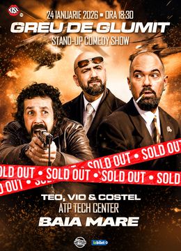 Baia Mare: Greu de glumit cu Teo, Vio și Costel | Stand Up Comedy Show 1 | 18:30