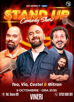 Stand-up Comedy cu Teo, Vio, Costel - Mitran la Club 99 | Show 2