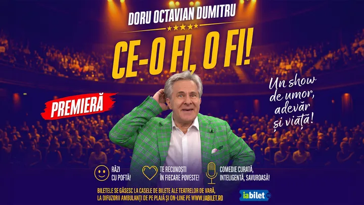 The Fool: “Ce-o fi, o fi”, show de stand-up comedy cu Doru Octavian Dumitru