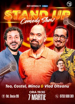 Stand-up Comedy cu Teo, Costel, Mincu - Vlad Olteanu la Club 99
