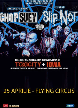 Cluj-Napoca: Forever NU!: Tribute Festival Tour cu Slip-Not, si Chop Suey + Violent Inzident