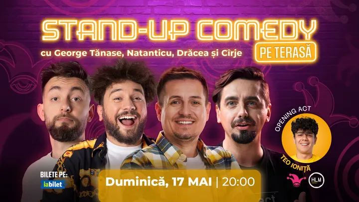 The Fool Terasa: Stand-up comedy cu Natanticu, George Tănase, Drăcea și Cîrje