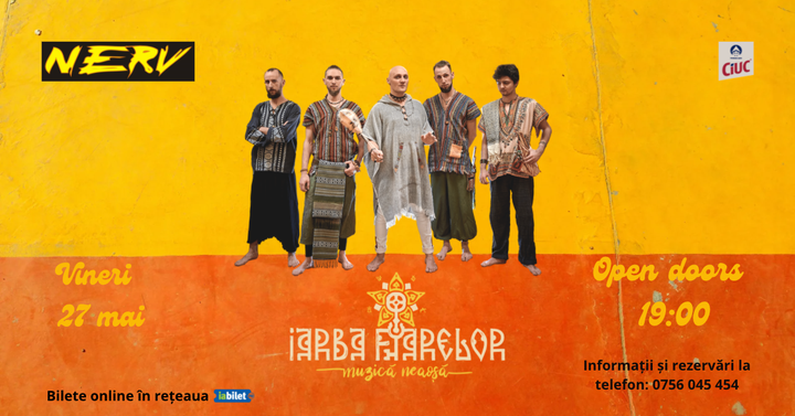 Arad: Concert iarba Fiarelor | Club NERV | 27.05