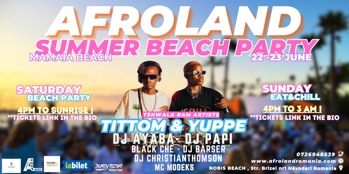 Mamaia: Afroland Summer Beach Party Mamaia / International Artists Show