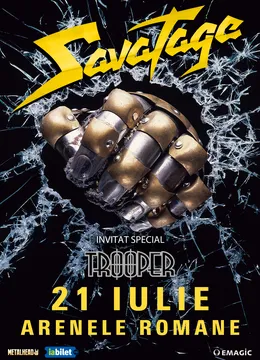 SAVATAGE si Trooper la Arenele Romane