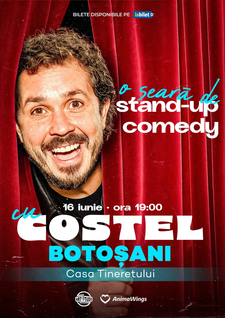 Botoșani: O seară de stand up comedy cu Costel | Comedy Show