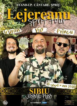 Sibiu: Stand Up Comedy Show Vio, Frîncu și Guran - Lejereanu Spriț Tour