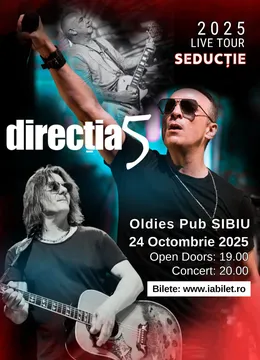 Sibiu: Direcția 5 - Seductie Live Tour 2025