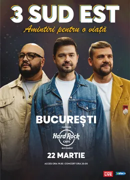 Concert 3 Sud Est la Hard Rock Cafe